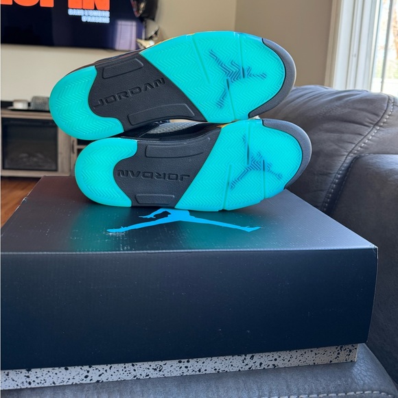 Air Jordan 5 Bundle “What The” Size 10 and “Aqua” Size 11 Brand New - Picture 12 of 15